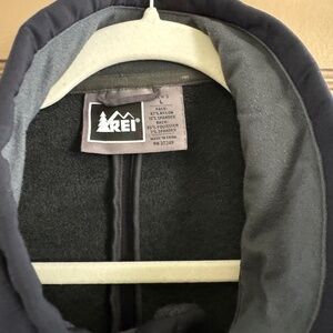 Men's Black & Dark Grey Jacket